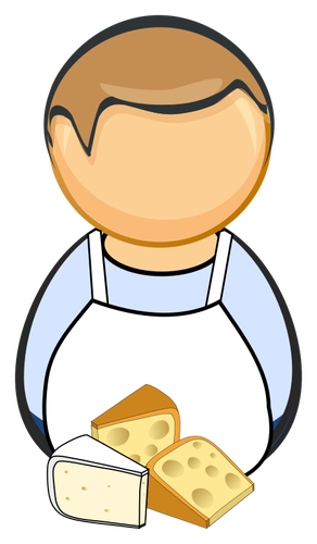 Cheese maker with cheese