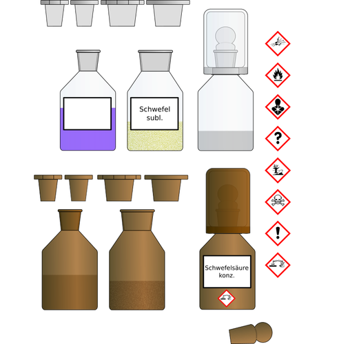 Химические бутылки