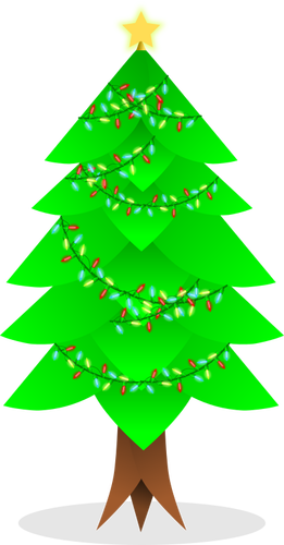 Christmas tree vector