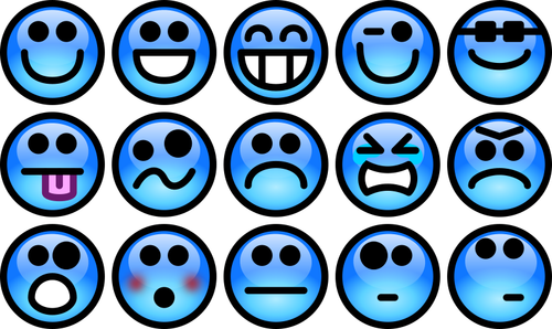 चमकदार Smileys