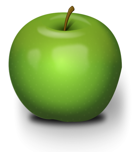 Photo-realistic Green Apple Vector