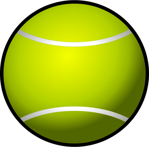 Tennis pallo clip art vektori kuva