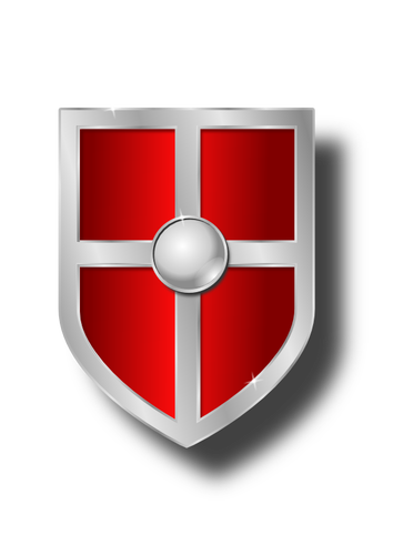 Ilustración vectorial del viejo escudo