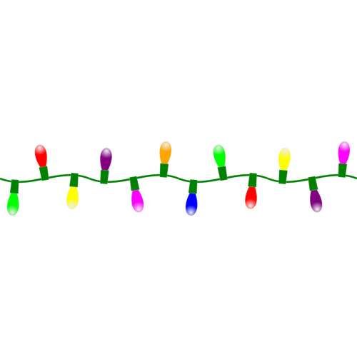 flashing christmas lights animation