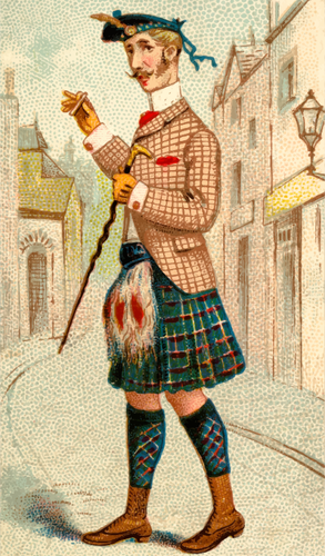 Scottish man image