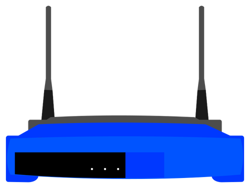 Linksys SE2800 trådlös router vektorbild
