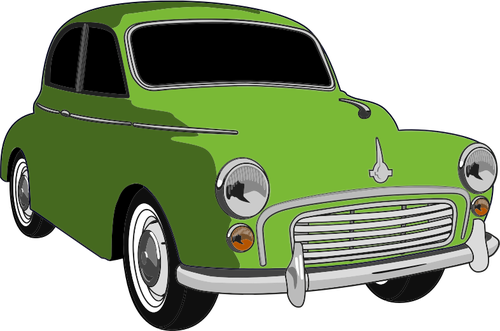 Auto verde classica