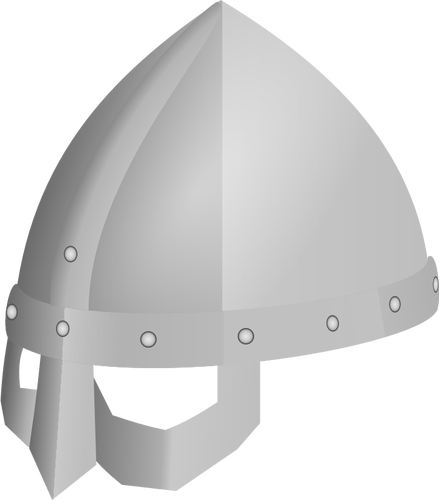 Viking spectacle helmet vector illustration