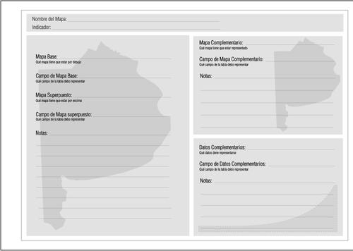 GIS document template vector image