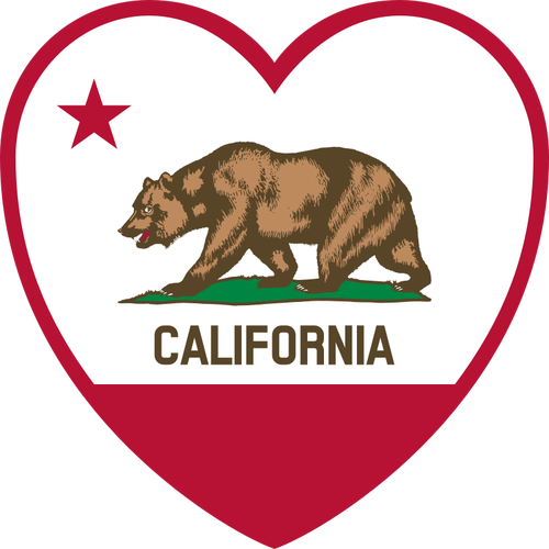 Imagine vectorială element din pavilionul din California