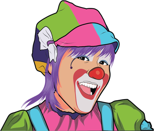 Dívka klaun