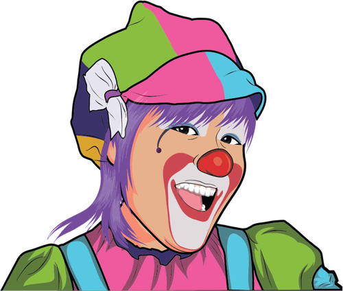 Meisje clown