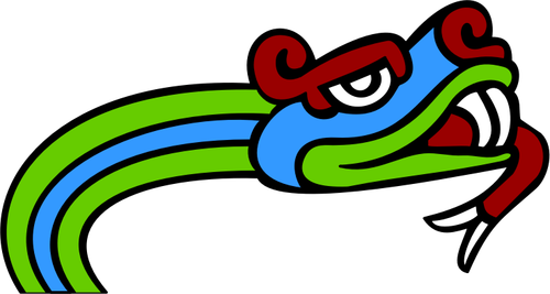 アステカ蛇シンボル