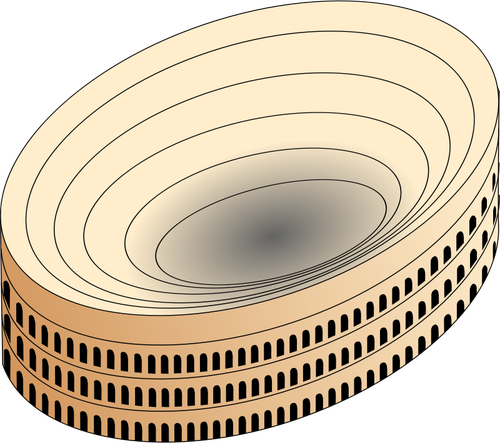 Roma Colosseum vektortegning