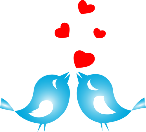 Colored love birds