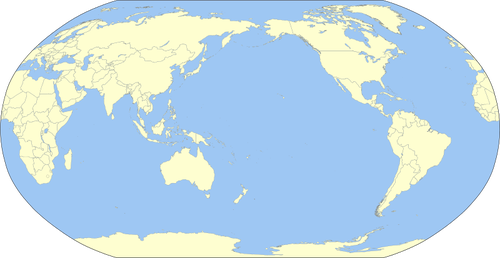 フリー クリップ アート世界地図ベクトル パブリックドメインのベクトル