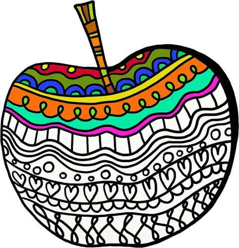 Zdobione jabłko