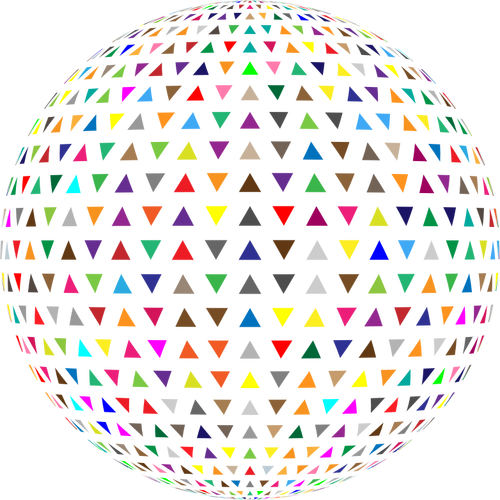 インターロッ キングの三角形球の画像