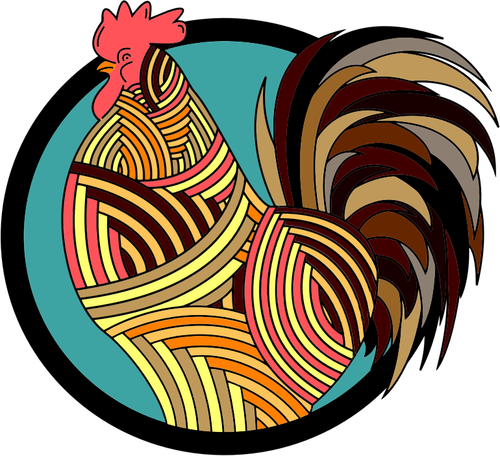 תרנגול צבעוני