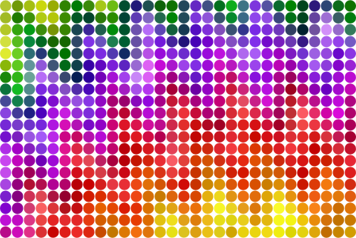 ドットのカラフル背景 27 パブリックドメインのベクトル