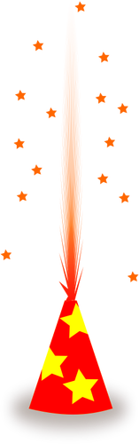 Dessin de pétard vectoriel