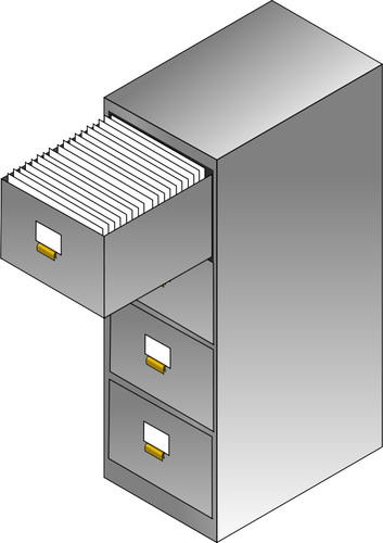 File cabinet vector graphics