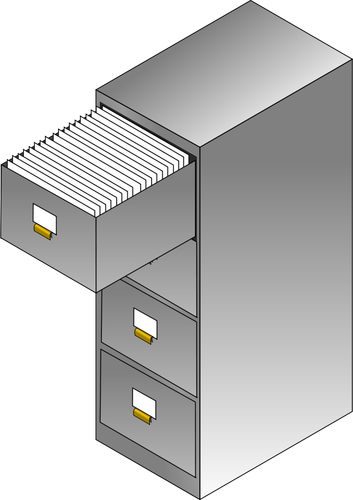 Gráficos vectoriales de archivador