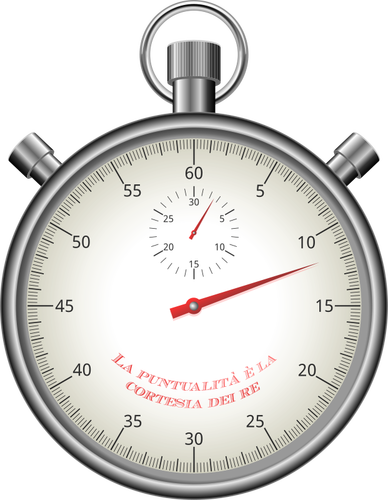 Vectorillustratie voor een stopwatch