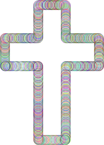 Färgglada kuber cross