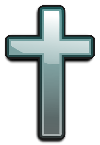 Vector símbolo de la religión cristiana