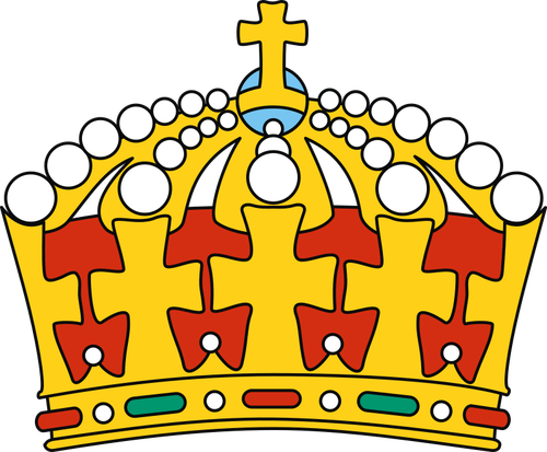 Färgglada crown