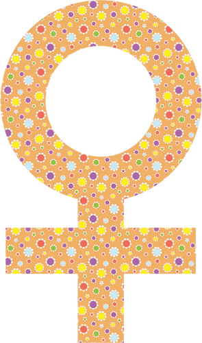 꽃 여성 상징