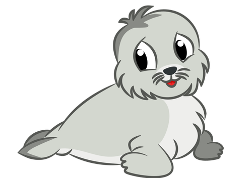 Baby seal drawing