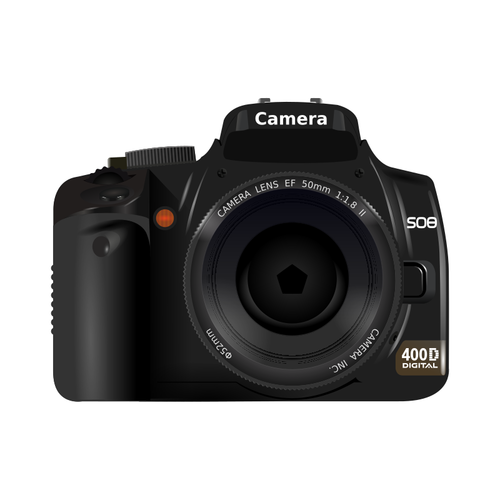 Digital camera vector image