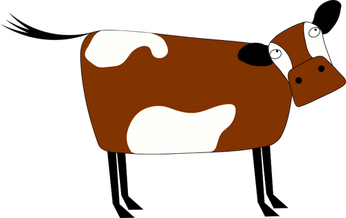 Obraz kreskówka krowa