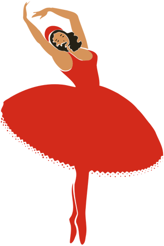 Красная танцовщица