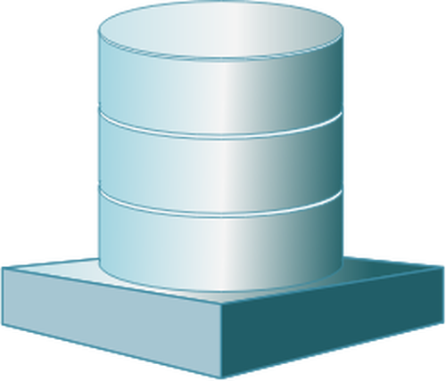 Database platform vector illustraties