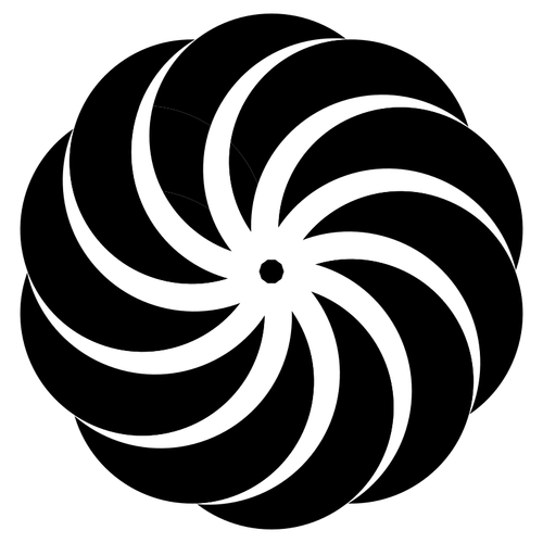 円の形の decagon