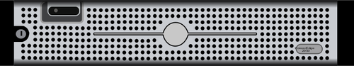 Desenho vetorial de servidor Dell PE2950