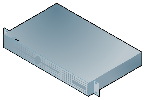 Vektorový obrázek počítače serveru