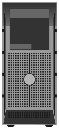 PowerEdge T300 Tower Server vector illustration
