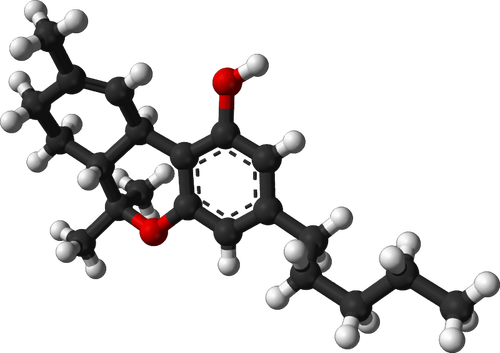 Chemical molecule vector clip art