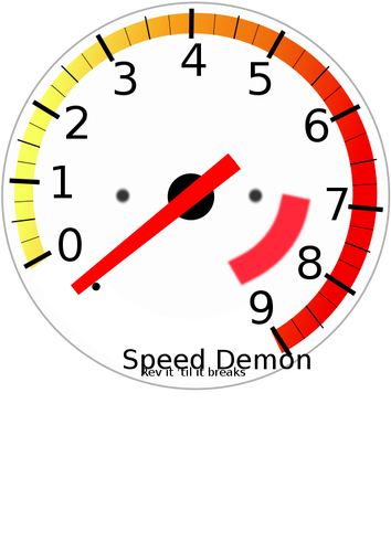 Tachometer vector illustration