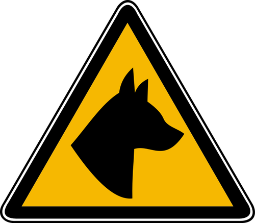 Image de chien danger