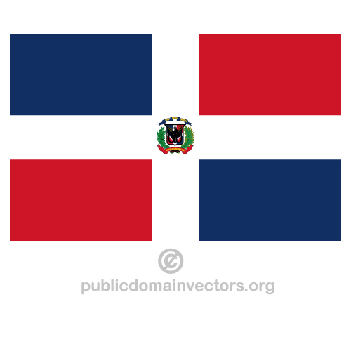 Dominican Republic Vector Flag