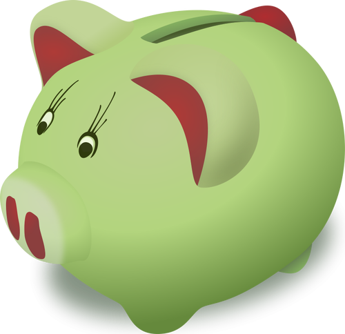 Piggy bank vectorafbeeldingen