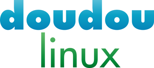 Doudou Linux yarışma logo vektör görüntü