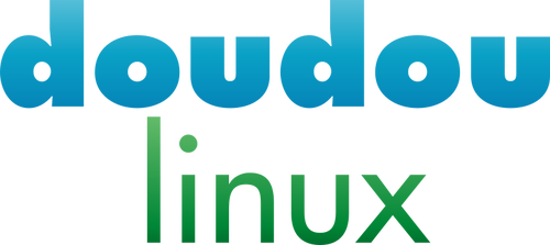 Doudou Linux contest logo vector image