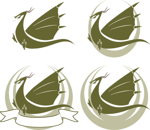 Dragon logos