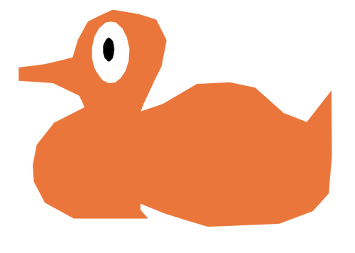 Baño pato vector illustration